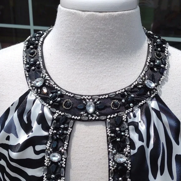 SUE WONG Caché Cocktail Dress.              💜 VINTAGE 💜 new sexy is you! - Picture 8 of 12